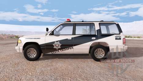 Gavril Roamer arizona state police v1.5 for BeamNG Drive