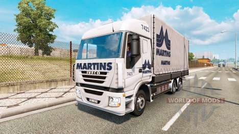 Tandem truck traffic v1.3 for Euro Truck Simulator 2