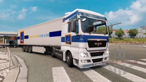 Painted truck traffic pack v2.4 for Euro Truck Simulator 2