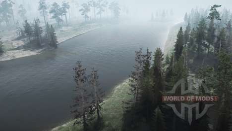 Forest road 2 for Spintires MudRunner