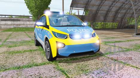 BMW i3 (I01) autobahnplizei for Farming Simulator 2017
