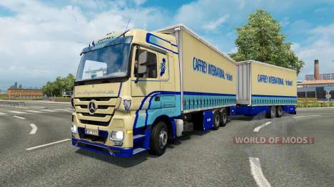 Tandem truck traffic v1.5 for Euro Truck Simulator 2