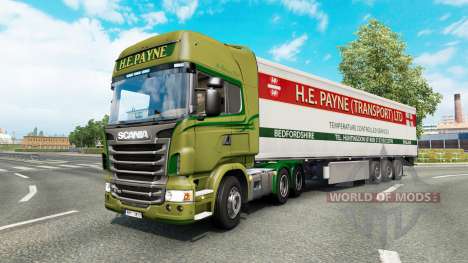 Painted truck traffic pack v2.9 for Euro Truck Simulator 2