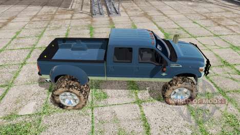 Ford F-350 Super Duty Crew Cab mud truck for Farming Simulator 2017