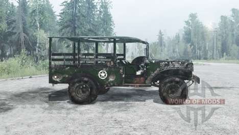 Dodge WC-51 (T214) 1942 for Spintires MudRunner