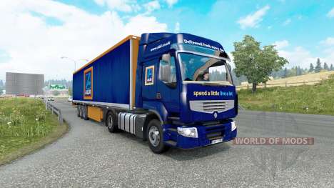 Painted truck traffic pack v3.3 for Euro Truck Simulator 2