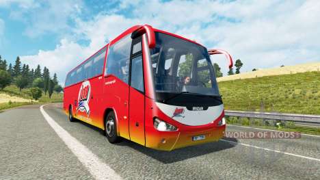 Bus traffic v1.9 for Euro Truck Simulator 2