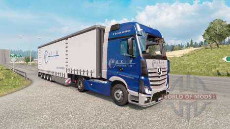 Painted truck traffic pack v3.4 for Euro Truck Simulator 2