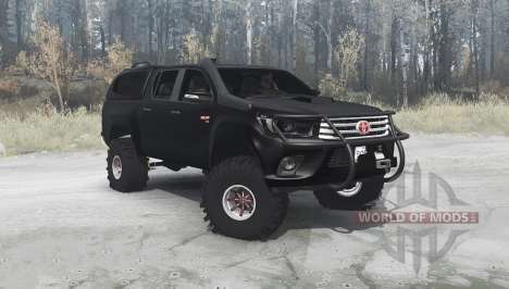 Toyota Hilux Double Cab 2016 v2.0 for Spintires MudRunner