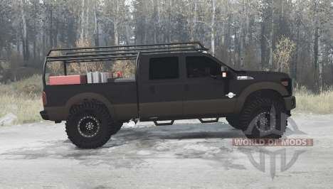 Ford F-350 Super Duty Crew Cab 2016 for Spintires MudRunner