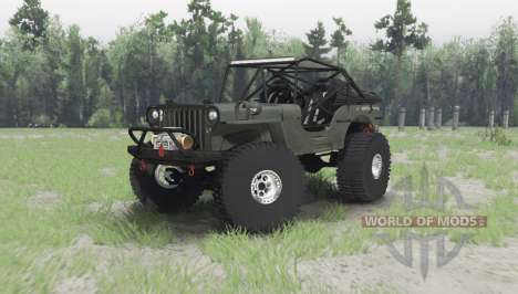 Jeep Willys MB custom for Spin Tires