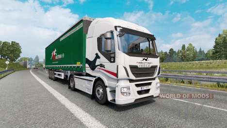 Painted truck traffic pack v3.9 for Euro Truck Simulator 2