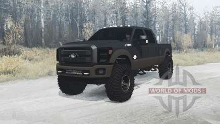Ford F-350 Super Duty Crew Cab 2016 for MudRunner