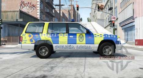 Gavril Roamer spanish police v3.7 for BeamNG Drive