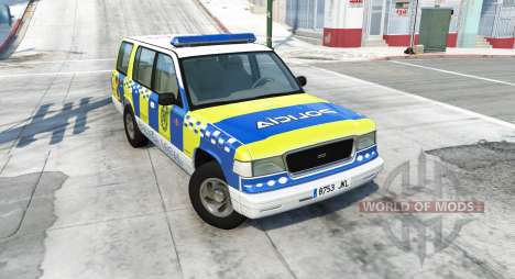Gavril Roamer spanish police v3.7 for BeamNG Drive