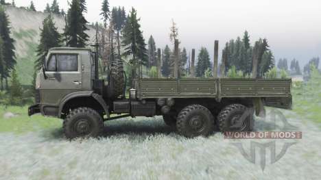 KamAZ 43101 for Spin Tires