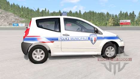 Citroen C2 French Police for BeamNG Drive