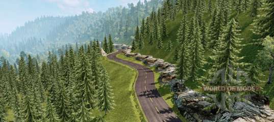 Worldmods. Euro Truck Simulator 2. Euro Truck Simulator 2 горы. Лес в етс 2. Евро трек симулятор 2 пейзажи.