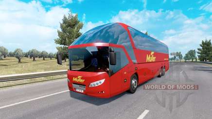 Bus traffic v4.1 for Euro Truck Simulator 2