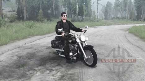 Harley-Davidson FLSTF Fat Boy for Spintires MudRunner