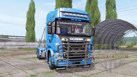Scania R730 V8 Topline hooklift v1.0.4.5 for Farming Simulator 2017