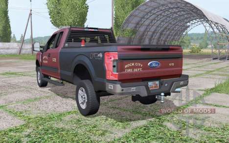 Ford F-250 Rock City Fire Department for Farming Simulator 2017