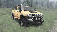 Hummer H2 SUT off-road for MudRunner