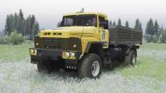 KrAZ 260 4x4 yellow for Spin Tires