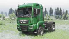 MAN TGS 18.440 4x4 green v1.3 for Spin Tires