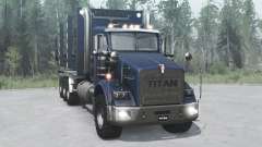 Kenworth T800 four-axle 2005 for MudRunner