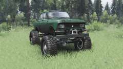 Moskvich 412 monster truck for Spin Tires