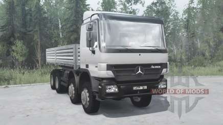 Mercedes-Benz Actros 4141 (MP2) 2003 v4.0 for MudRunner