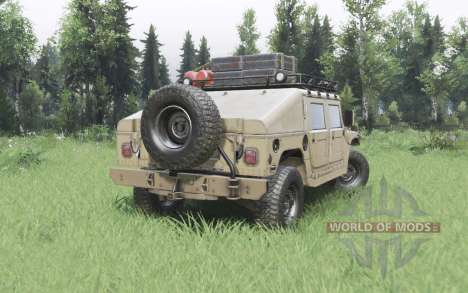 Hummer H1 military for Spin Tires