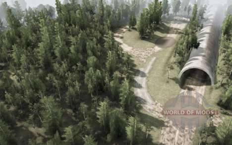 Abandoned factory for Spintires MudRunner