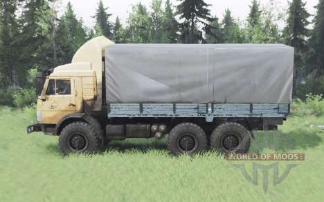 KamAZ 43114 for Spin Tires