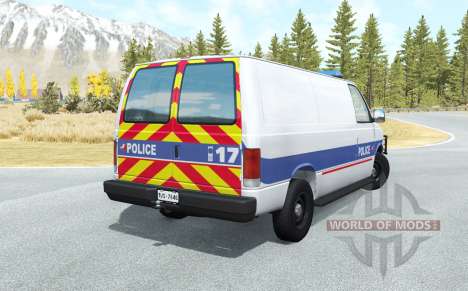 Gavril H-Series Police Nationale for BeamNG Drive