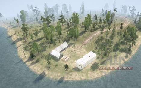 The road among the boulders for Spintires MudRunner