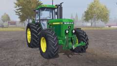 John Deere 4455 moderate lime green for Farming Simulator 2013