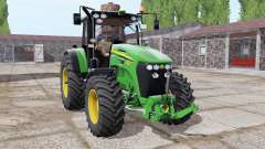 John Deere 7830 lime green for Farming Simulator 2017