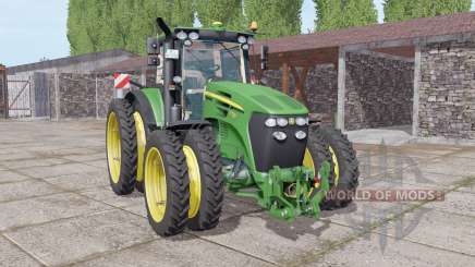John Deere 7730 narrow double wheels for Farming Simulator 2017