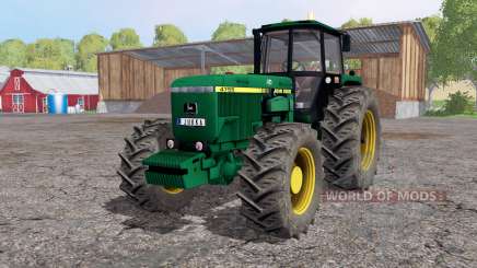 John Deere 4755 lime green for Farming Simulator 2015