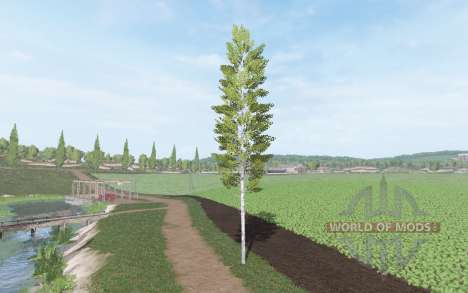 Cut down birch for Farming Simulator 2017