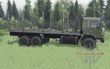 KamAZ 43118 for Spin Tires