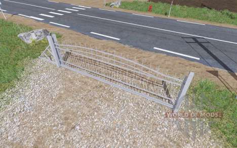 Sliding gate for Farming Simulator 2017