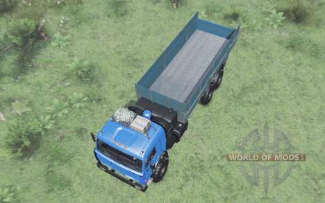 KamAZ 43118 for Spin Tires