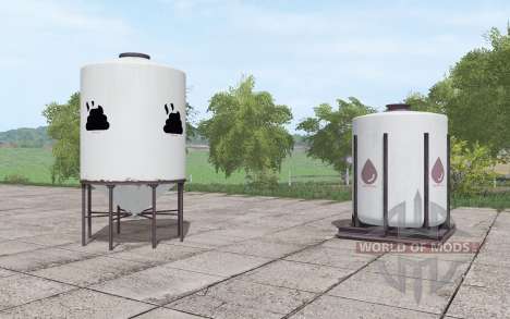 Refill Station with Solid and Liquid Manure for Farming Simulator 2017