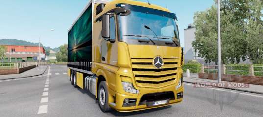 Mercedes-benz Actros (mp4) Tandem For Euro Truck Simulator 2