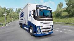 Volvo FH16 750 Globetrotter XL cab 2014 Tandem for Euro Truck Simulator 2
