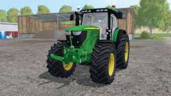 John Deere 6210R lime green for Farming Simulator 2015