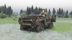 Rusty UAZ 469 v1.3 for Spin Tires